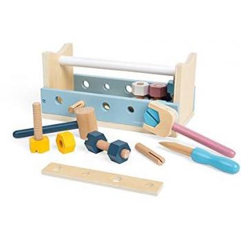 My First Workbench Playset by Bigjigs – 12 Pieces & FSC Certified