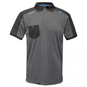 Regatta Professional Mens Offensive Wicking Polo Shirt (Seal Grey)