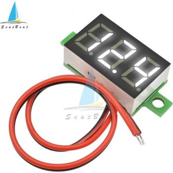 Medidor de Voltaje LED 0.36 DC4-30V para Automóvil y Moto