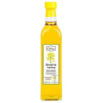 Unrefined 500 mL Rapeseed Oil – Raw Cold Pressed, Olive Tint