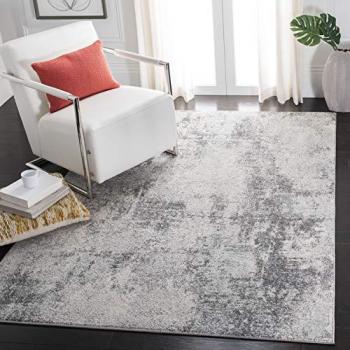 Ivory Gray Tulum Indoor Outdoor Rug 5 ft x 8 ft
