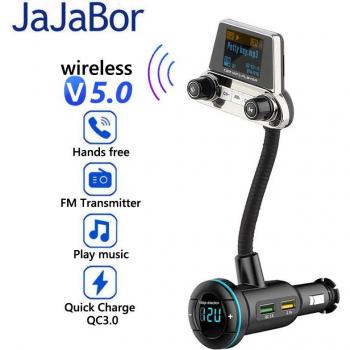JaJaBor Bluetooth 5.0 Car FM Transmitter