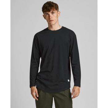 Camiseta Negra de Manga Larga Jack & Jones