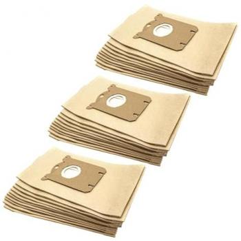 30 Pack Brown Vacuum Bags for Eurelem 732 & 326 (VHBW)