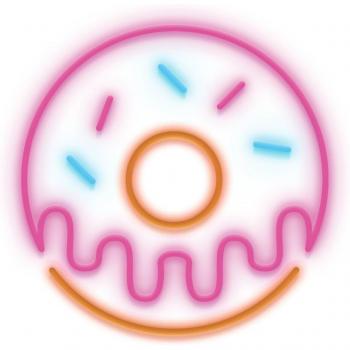Señal de Neón LED Donut Multicolor