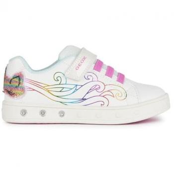 Sneaker Geox Skylin Bianche/Multicolore EU 32