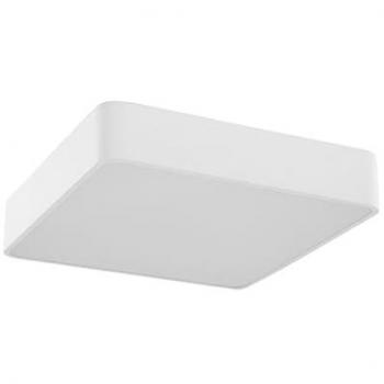 Bicol LED Deckenleuchte Metall Weiß Quadrat 2650 lm Warmweiß
