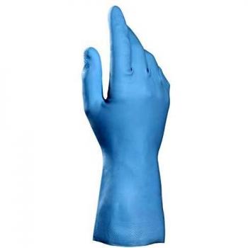 Guantes de limpieza de látex azul Vital 117 - Talla L