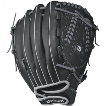 Wilson A360 Pitcher's Catching Glove, 13 Infield, Black/Grey, LHH