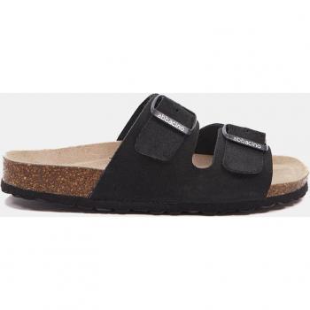 Sandalias Planas Abbacino de Serraje Negro