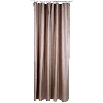 Rideau de douche polyester 180 x 200 cm gris taupe