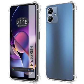 Funda Silicona Transparente Antigolpes Motorola Moto G54 5G