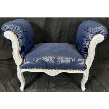 Casa Padrino Barock Hocker Lila Muster