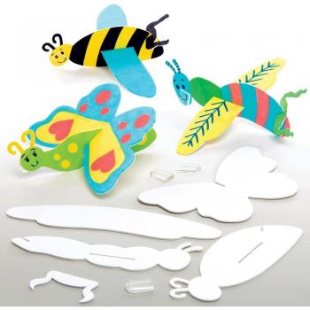 Bug Colour-in Gliders (Pack of 10)