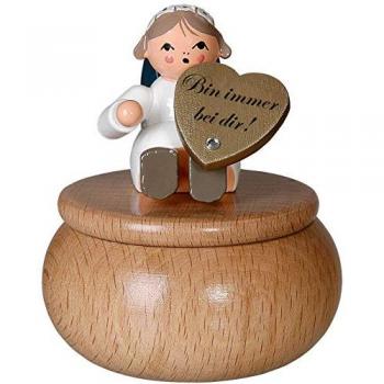 Miniaturfigur Schutzengel mit Aufbewahrung