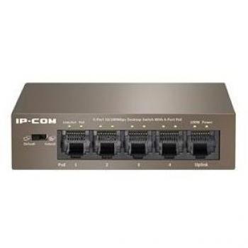 Switch Ethernet PoE 5 porte non gestito con 4 porte PoE