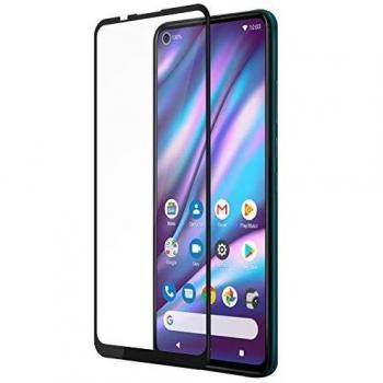 Protector de Pantalla de Cristal Templado 9H para Wiko View 5/5 Plus - Full Cover Negro