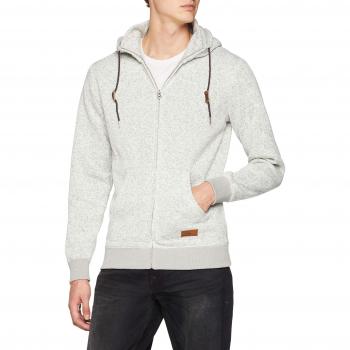 Quiksilver Keller Sudadera con Capucha, Hombre, Gris (Light Grey Heather), M