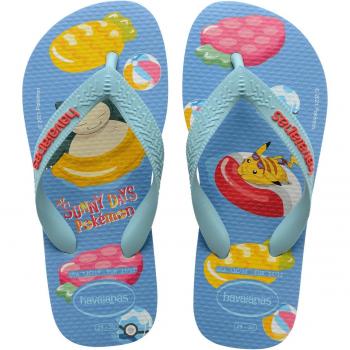 Chinelas Havaianas Top Pokémon Niños Blanco/Celeste
