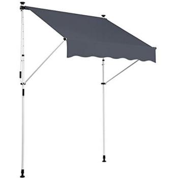 Toldo ajustable westerly antracita 300x120 cm