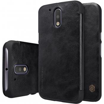 MYLB Estilo del libro delgado de la PU del cuero del tirón cubierta funda case cover de la caja del teléfono para Motorola Moto G4 Plus smartphone