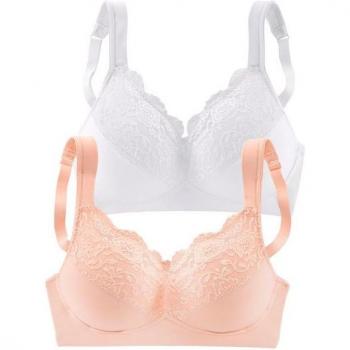 Eleganter Soft-BH für Damen, Petite Fleur, Gr. 90D, ohne Bügel