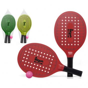 Jeu de raquettes et balle de plage 37,5 × 19 × 0,6 cm