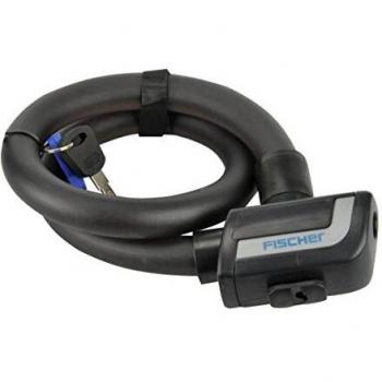 Verrou antivol Fischer Pêcheurs Corde Cadenas Diamètre 14 mm Noir, 60, 85874