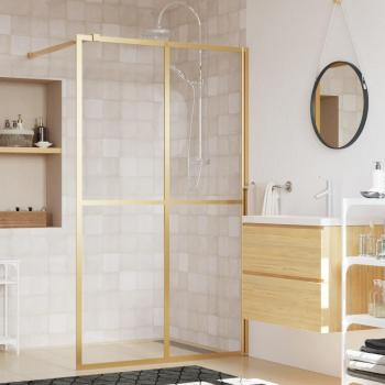 Ducha de Vidrio transparente ESG 140x195 cm oro
