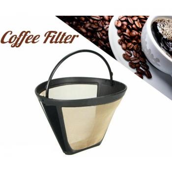 Gold Mesh Cone Coffee Filter