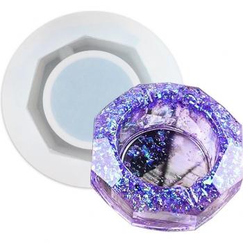 1 Stück Aschenbecher DIY Kit – Transparentes UV‑Harz & Silikonformen für Schmuck