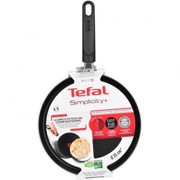 Crepe Pan Tefal Simplicity Black Alluminio Ø 25 cm | Plusshop