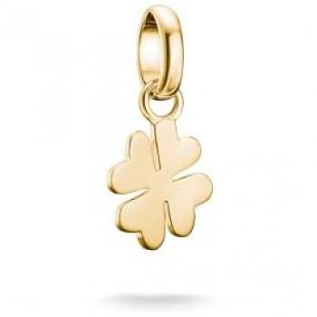 Charm Trèfle À Quatre Feuilles en Or Fin