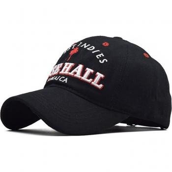 Sombrero de montaña estilo gorra con lengua de pato y estampado de cocoteros para hombres