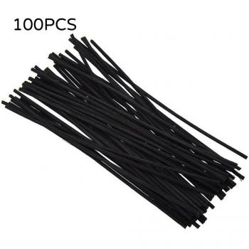 100pcs Black Rattan Reed Diffuser Sticks