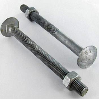 Boulon Tête Ronde Collet Carré M16x180 Classe 6.8