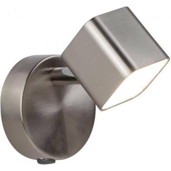 Applique Quad Spotlight - Metallo Argento Satinato