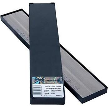 Feuilles inoxydables H+S 50x300x0,01mm 10Bl/P