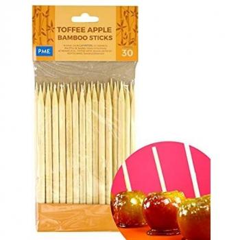 PME LS174 Bâtons en Bambou pour Pommes d’Amour 13 cm, Paquet de 30, Bois, Brown, 0,3 x 0,3 x 13 cm