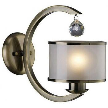 Lincoln Crystal Accent Wall Light