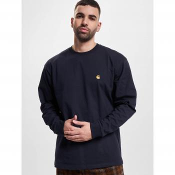 Camiseta Carhartt WIP Chase Navy/Dorado