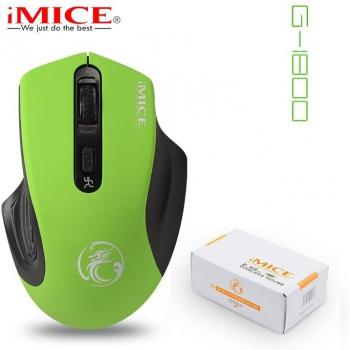 Mouse Bluetooth IMICE G-1800, Inalámbrico, Silencioso, 2.4G, 4 Botones