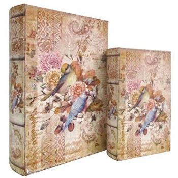 Cajas Libro Marrón 7x18x27cm 29523 - Signes Grimalt