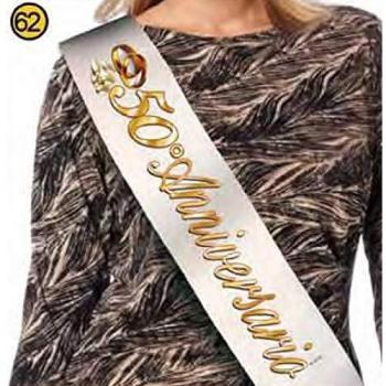 Anniversary Silk Band Dor 50 Anni Matrimonio