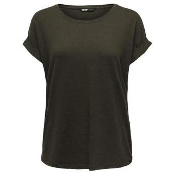 T‑shirt Donna ONLY Moster Marrone Intenso