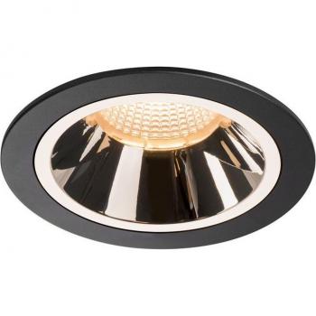 LED Deckeneinbaustrahler Numinos Schwarz-Chrom 25,41W 2150lm 2700K 20°