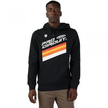 Sweat à Capuche FOX Pro Circuit 2023 Noir Blanc Rouge S