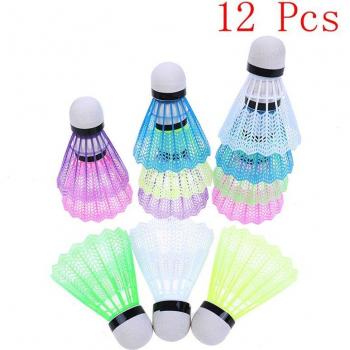 12 Pcs Badminton Shuttlecocks Set