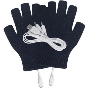 Half-Finger and Full-Finger Heated Gloves for Cold Weather Cycling