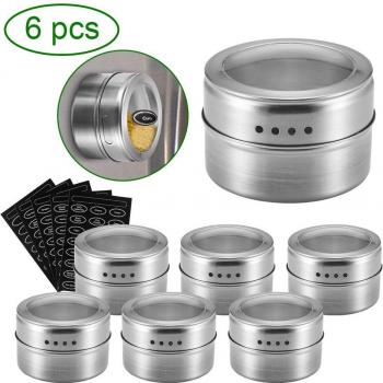 Pots d'assaisonnement magnétiques pour barbecue